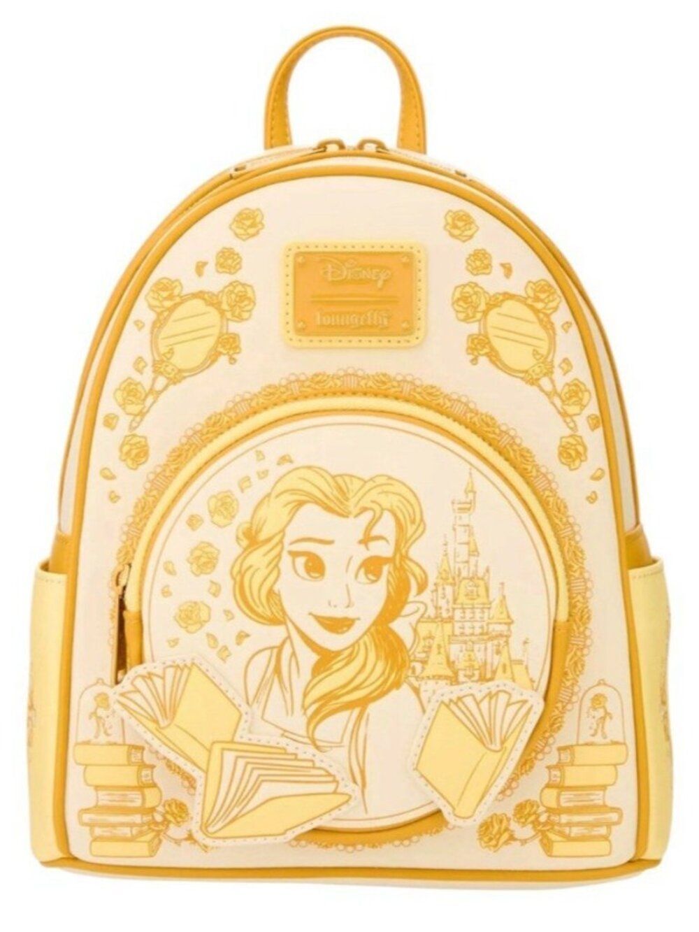 Loungefly Beauty & The Beast Belle Tonal Sketch Portrait Mini Backpack Bag NWT